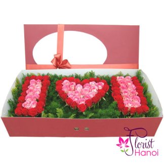 Order 99 roses for love in Hanoi