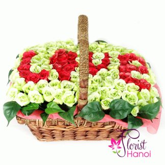 Order 99 roses say I love you in Hanoi