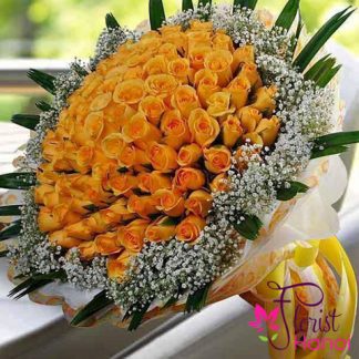 99 yellow roses bouquet Hanoi