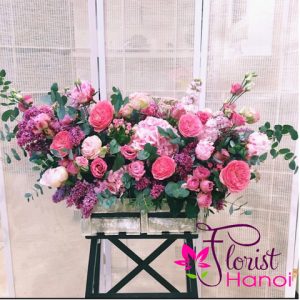 Basket Flowers Beautifull Delivery Hanoi