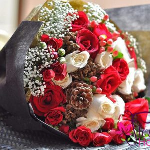Christmas flower gift