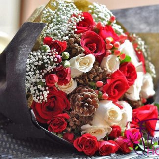 Christmas flower gift