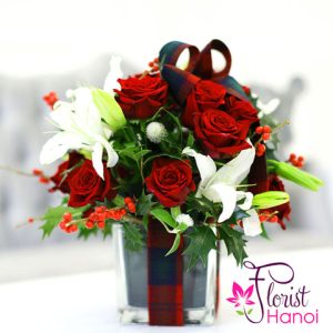 Christmas rose and lily
