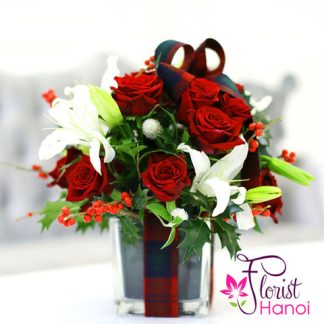 Christmas rose and lily