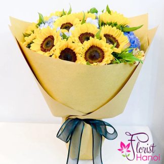 Sunflower delivery same day in Hanoi city