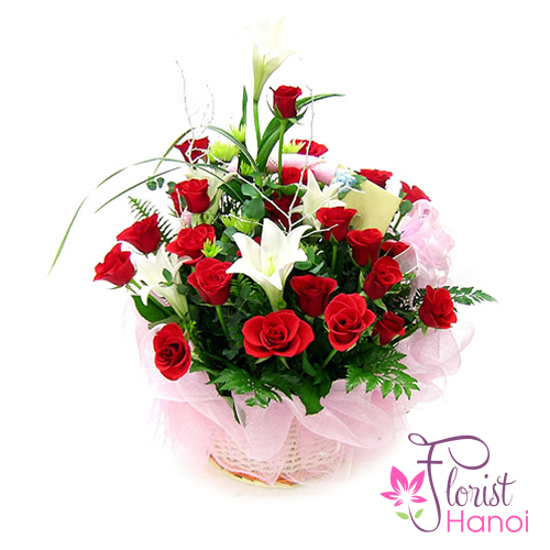 Send best flowers for hanoi birthday