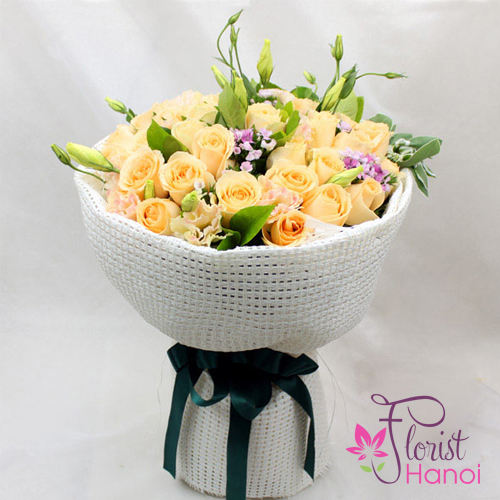 Online birthday flower love in Hanoi