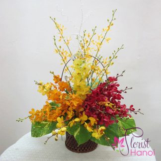 Birthday flowers basket images Hanoi