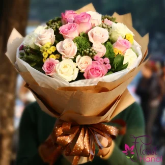 Birthday flowers home delivery service in Hanoi