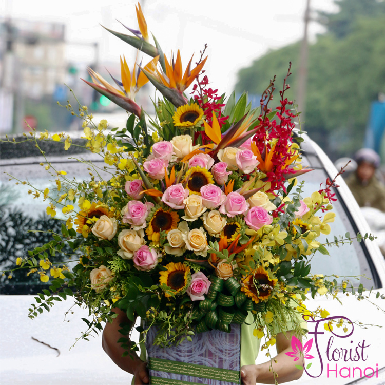 Online birthday flowers in Hanoi