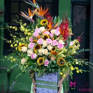 Birthday flowers in Hanoi