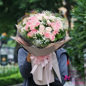 Birthday rose bouquet delivery Hanoi