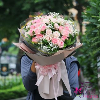 Birthday rose bouquet delivery Hanoi