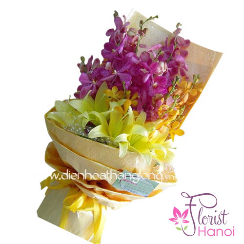 Online birthday flower bouquet for boss