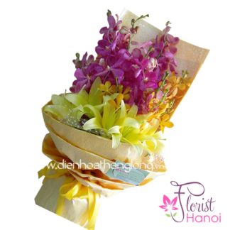 Bouquet for birthday gift of boss