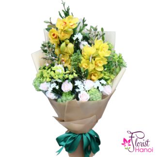 Bouquet of cymbidium in Florist Hanoi