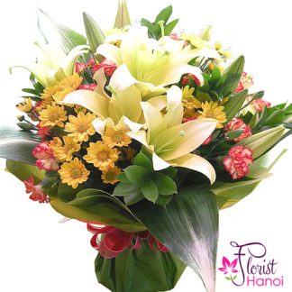 Bouquet of mixed flowers delivery now