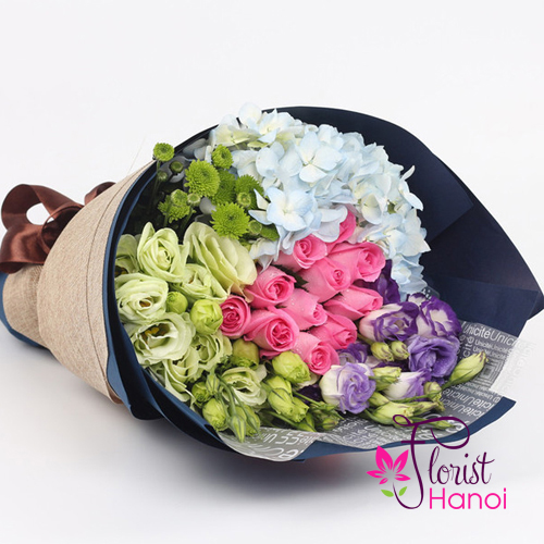 Buy love flower bouquet in Hanoi Vietnam