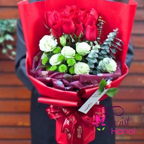 Order colorful flower bouquet for birthday