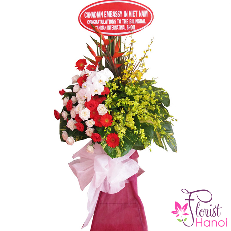 Buy congratulation flowers for opening ceremony in Hanoi