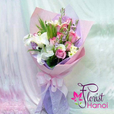 Lovely flower bouquet for her
