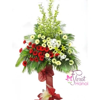 Flowers for opening in Hanoi with grand opening flower stand