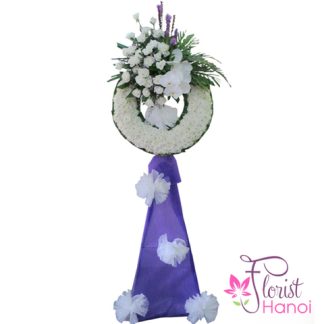 Funeral flowers delivery fast in Hanoi