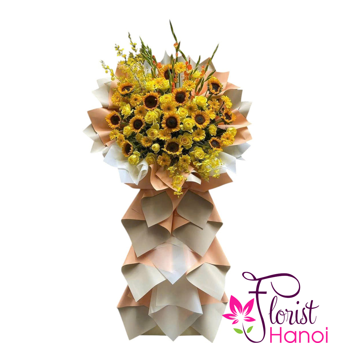 Yellow grand opening flowers in Hanoi