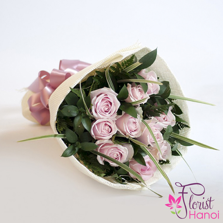 Purple flowers for birthday