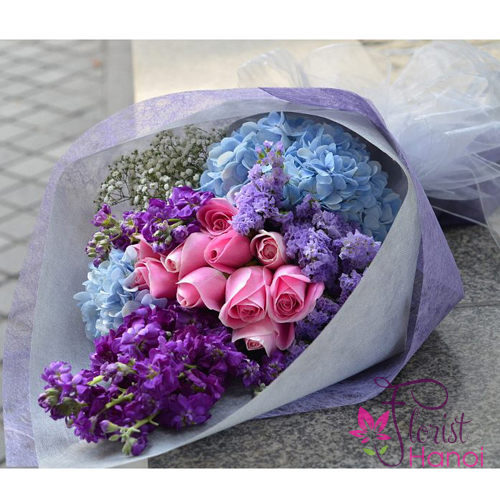 Beautiful birthday flowers to your friends in Hanoi