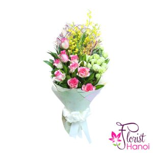 Hanoi florist love flowers bouquet for wife