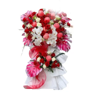 Hanoi flowers stand for congratulation