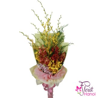 Hanoi orchid flower bouquet order online