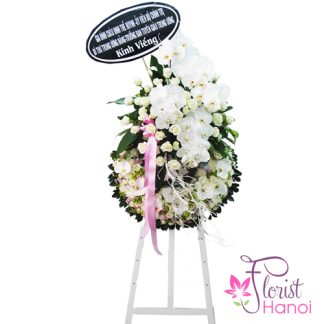 Online Hanoi sympathy flowers delivery same day