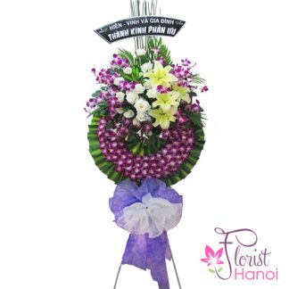 Online Hanoi sympathy flowers free delivery same day
