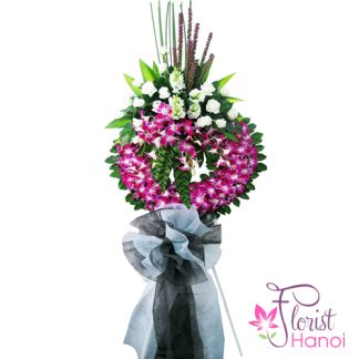 Online sympathy flowers next day delivery Hanoi