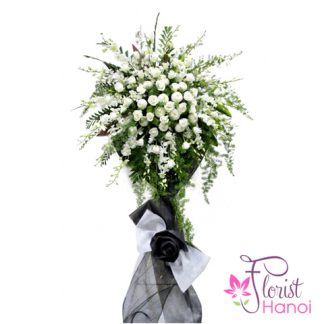 Order funeral flowers online Hanoi