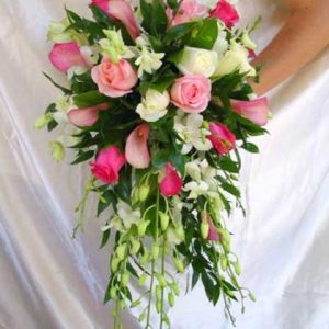 WEDDING BOUQUET PINK ROSE