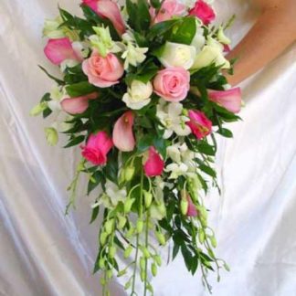 WEDDING BOUQUET PINK ROSE