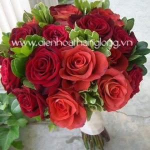 WEDDING BOUQUET RED ROSES