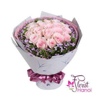 Pink roses for girlfriend delivery same day