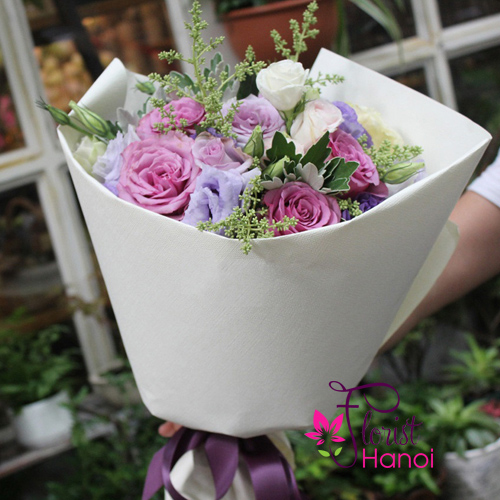 Online romantic flowers for girlfriend