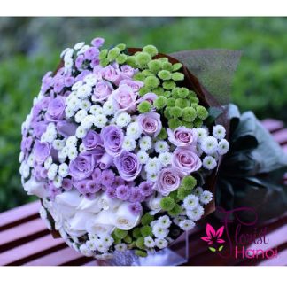 Romantic purple flowers in Vietnam