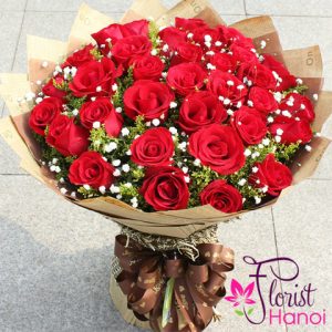 Romantic rose bouquet Hanoi