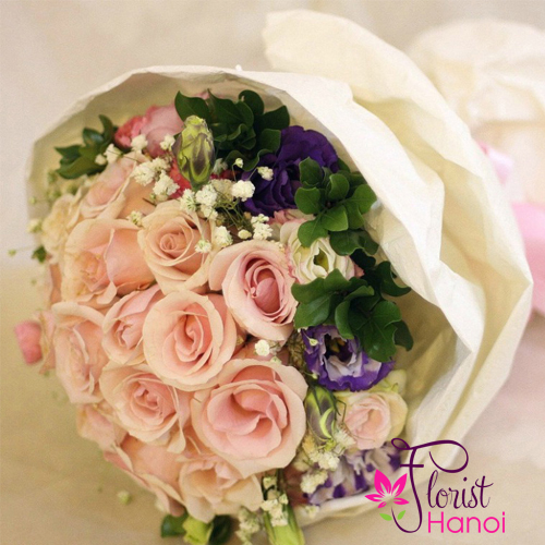 Romantic rose bouquet