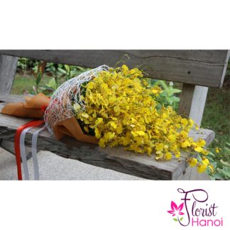 Send yellow orchird flowers to mom