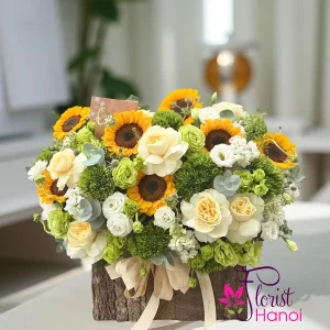 Sunflower arrangement