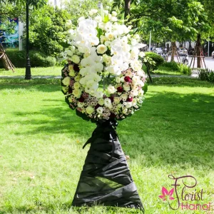 Sympathy flower arrangement for funeral