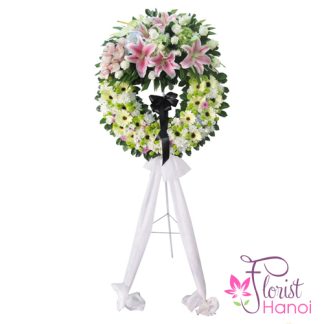 Online sympathy flowers for funeral in Hanoi