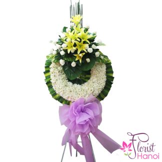 Order sympathy flowers and messages for funeral in Hanoi
